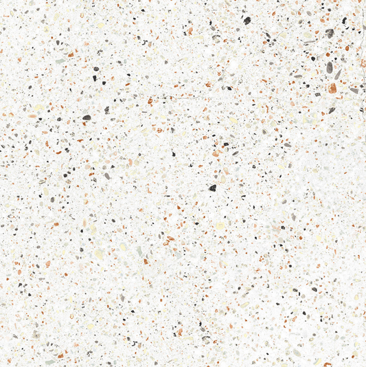 Baldosas 33X33 TERRAZO PIEDRA BLANCA - Pack 6 unidades