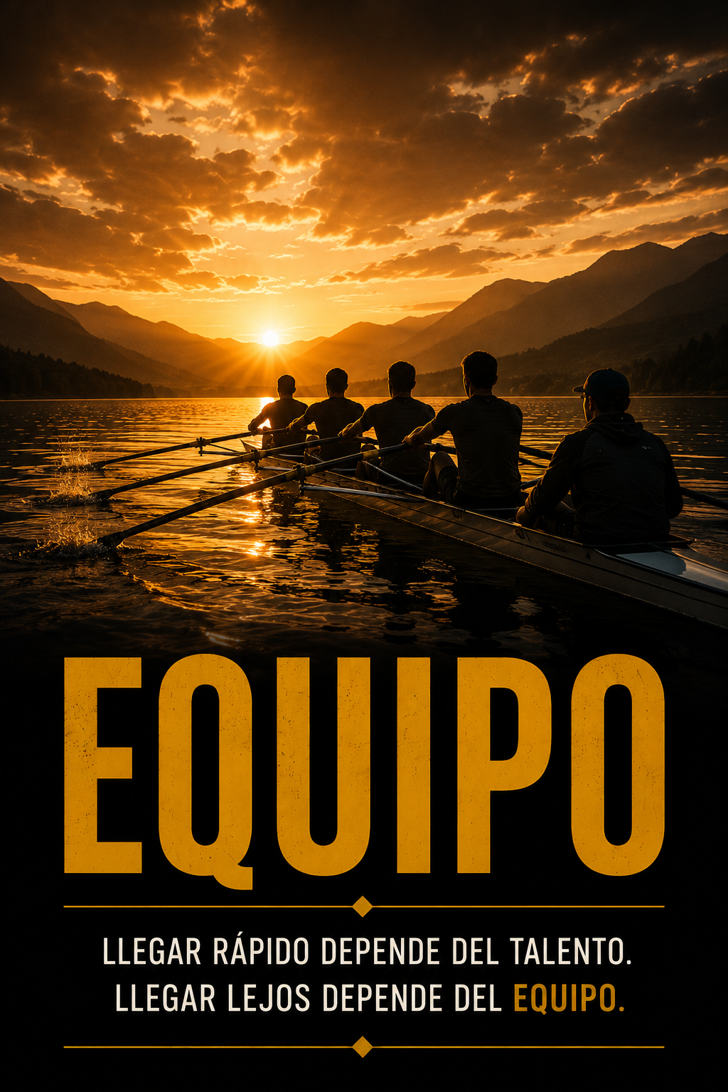 Poster Equipo Remo