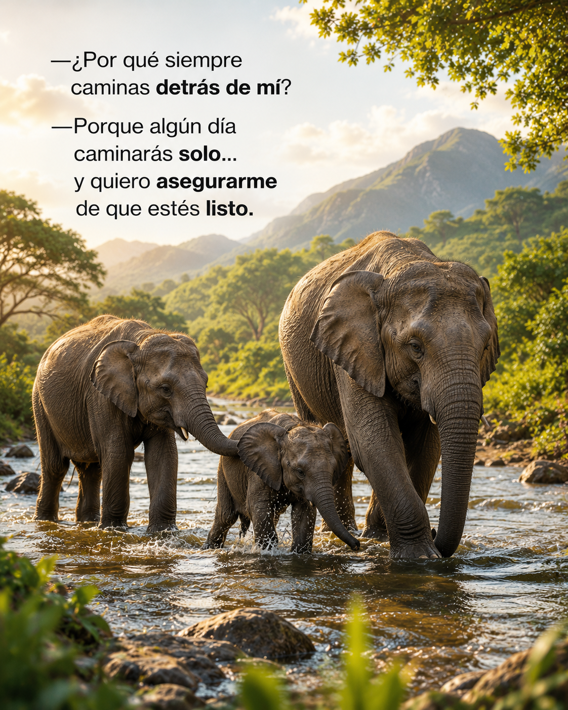 Poster Mamá Elefante