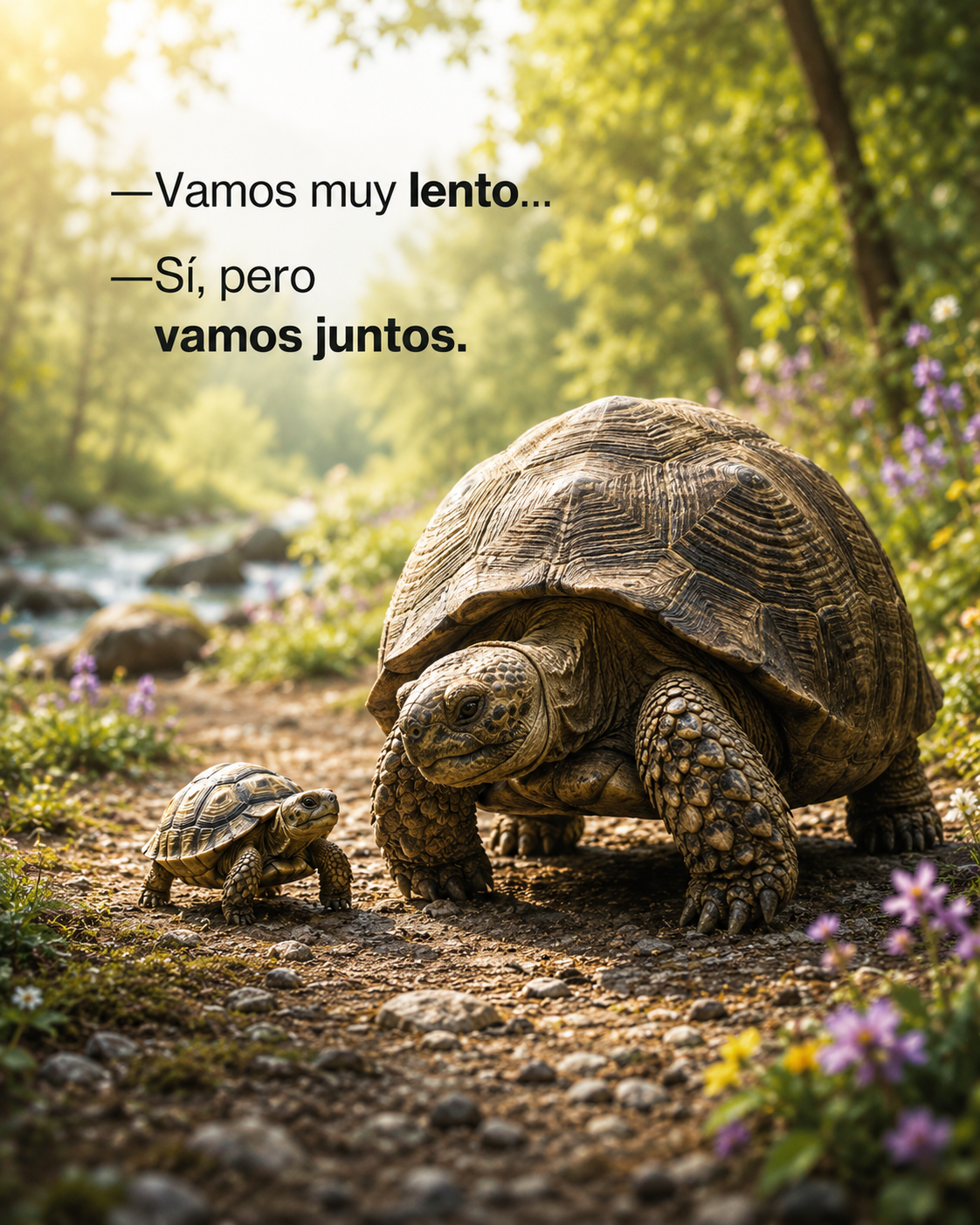 Poster Papá Tortuga