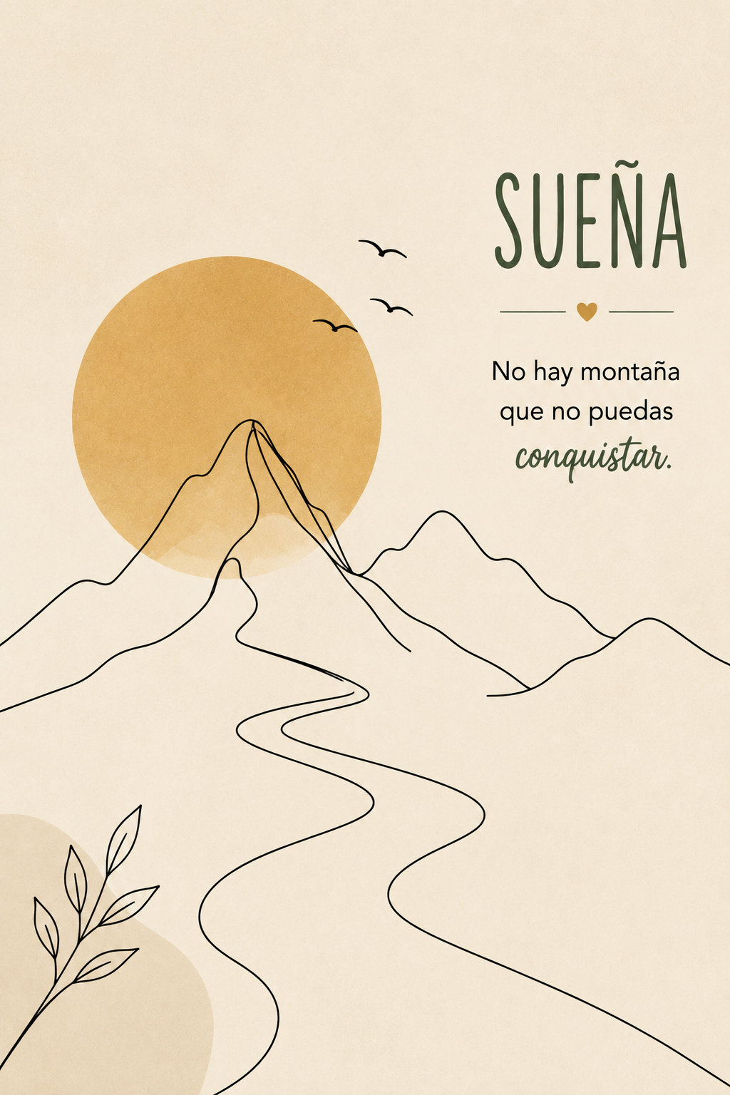 Poster Sueña Montaña