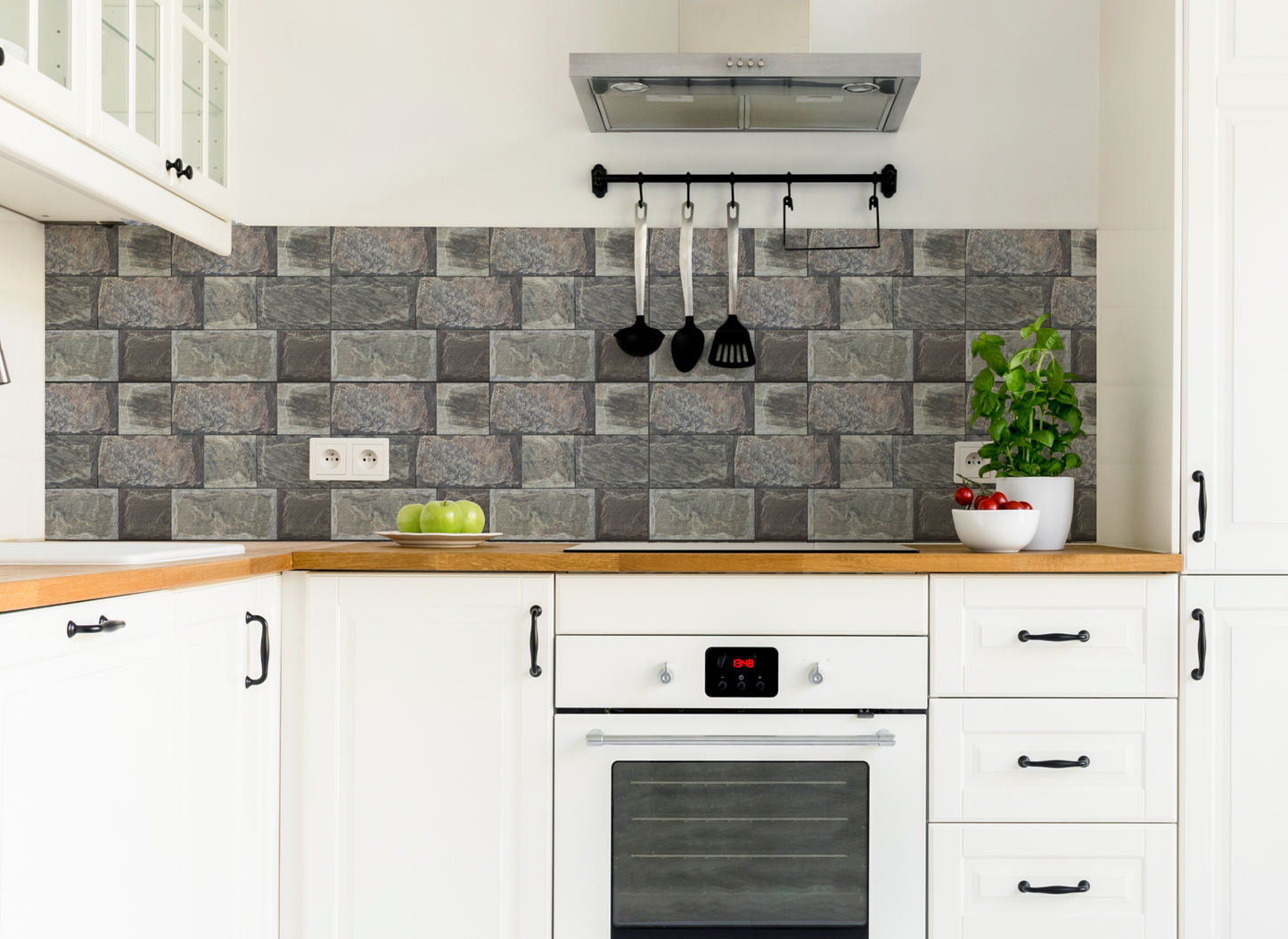 Muros 30x50 cm Adoquin Gris - Pack 4 unidades