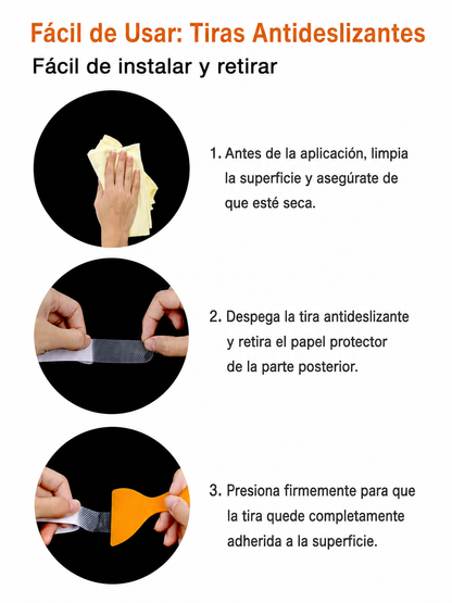 Cintas Antideslizantes Transparentes