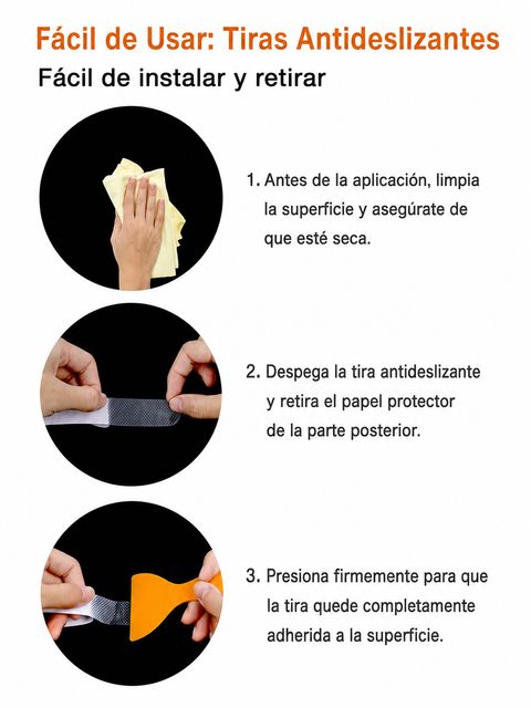 Cintas Antideslizantes Transparentes
