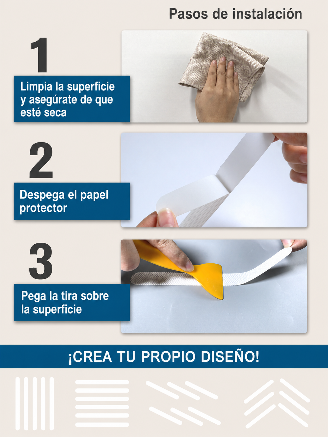 Cintas Antideslizantes Blanca
