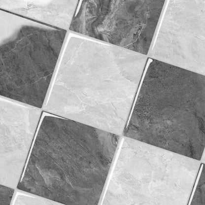 Mosaiko 3D Ajedrez Blanco/Gris 1,2mm