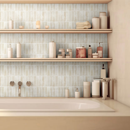Mosaiko 3D Lineas Marmol Beige 1,2mm