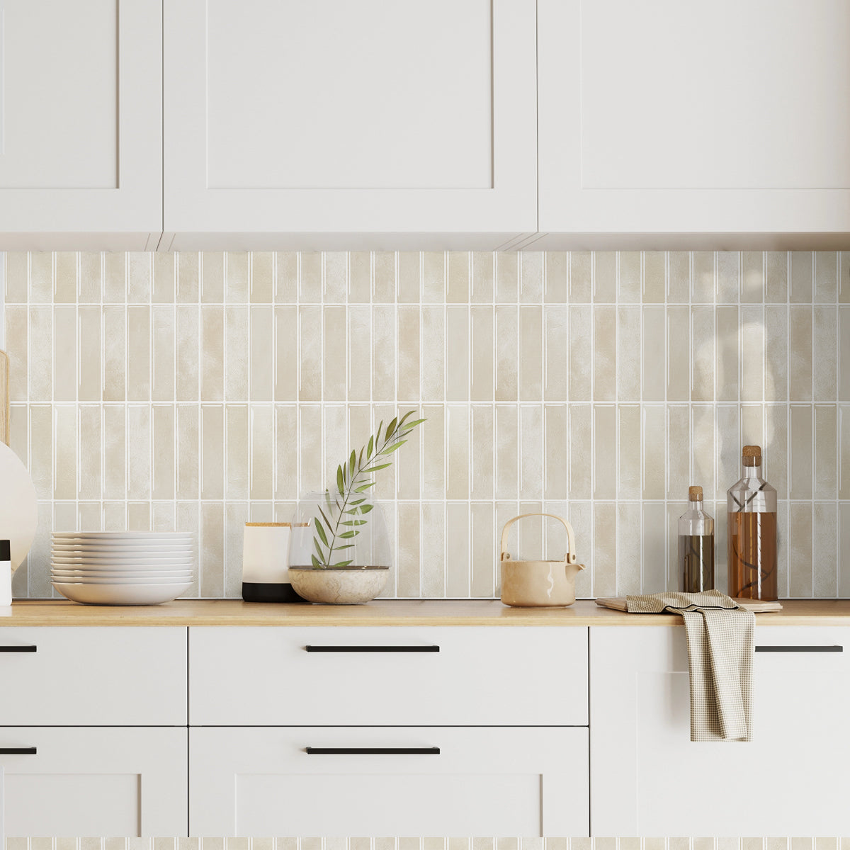 Mosaiko 3D Lineas Marmol Beige 1,2mm