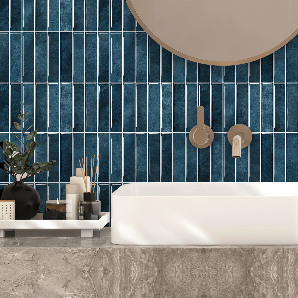Mosaiko 3D Lineas Blue 1,2mm