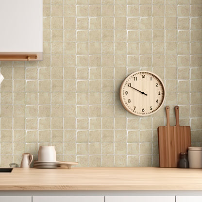Mosaiko 3D Cuadros Marmol Beige 1,2mm