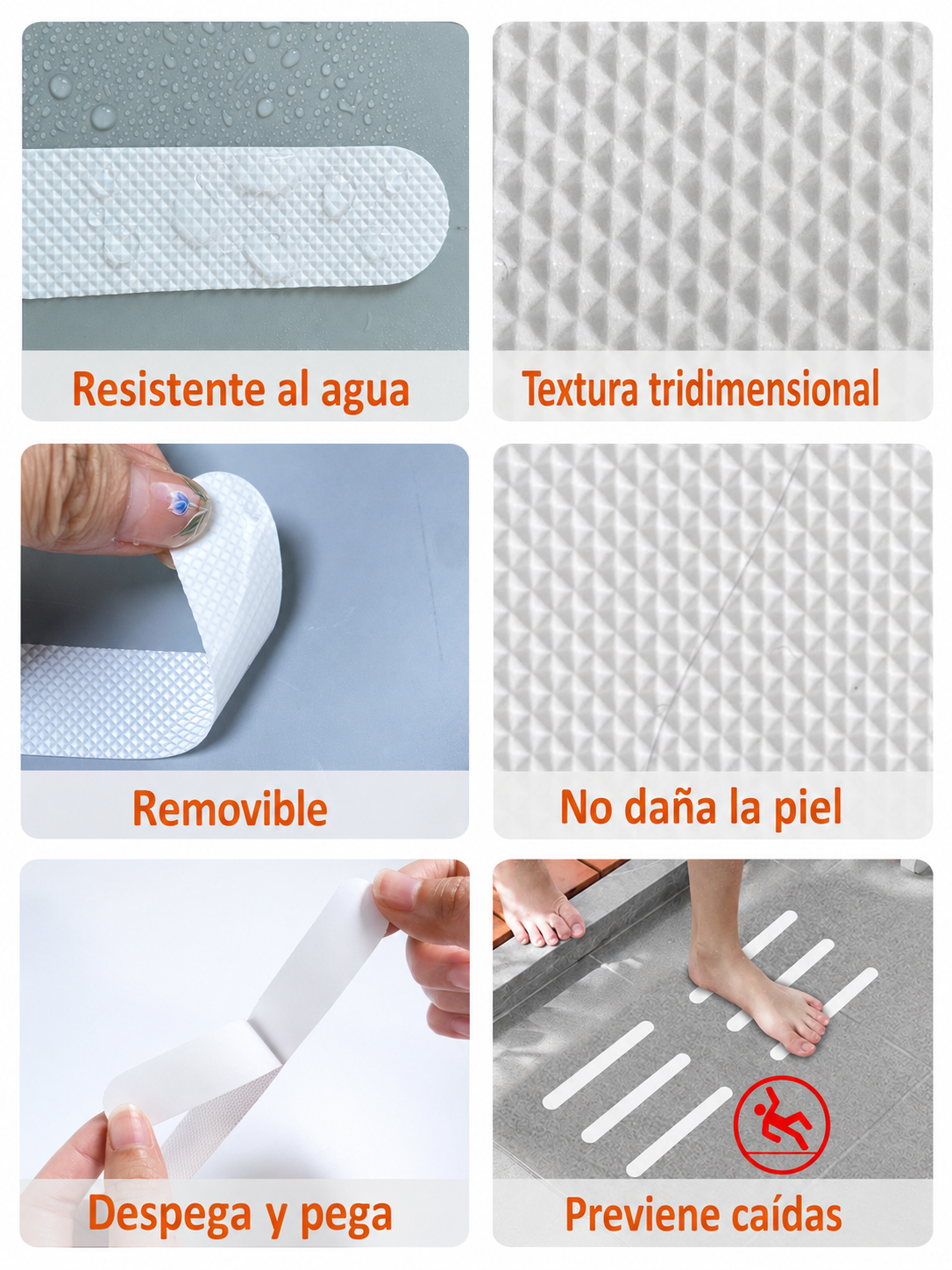 Cintas Antideslizantes Blanca
