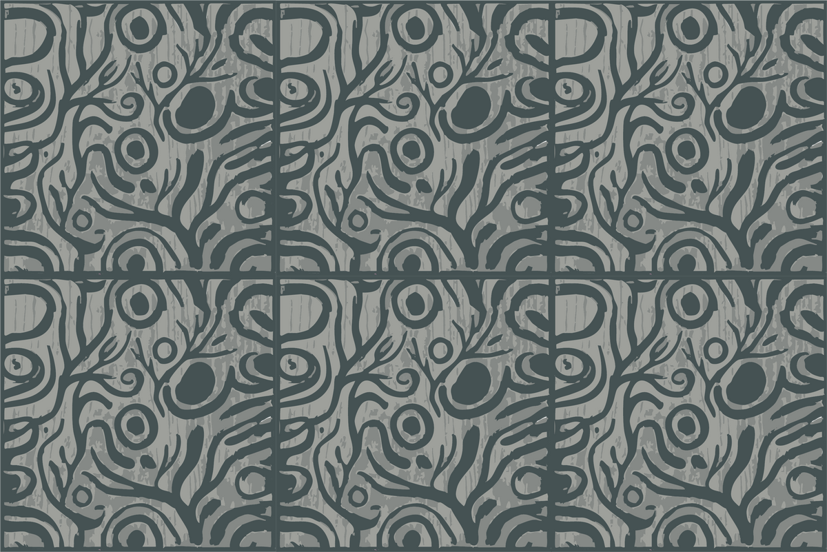 Bali Gris - Dekomuro 35x35 cm Pack 6 unidades