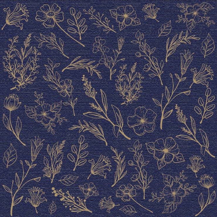 Botanica Gold - Dekomuro 35x35 cm Pack 6 unidades