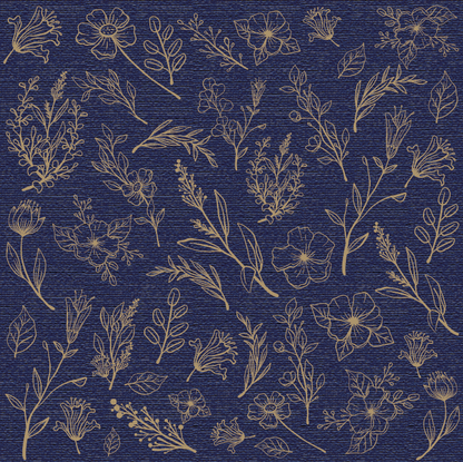 Botanica Gold - Dekomuro 35x35 cm Pack 6 unidades