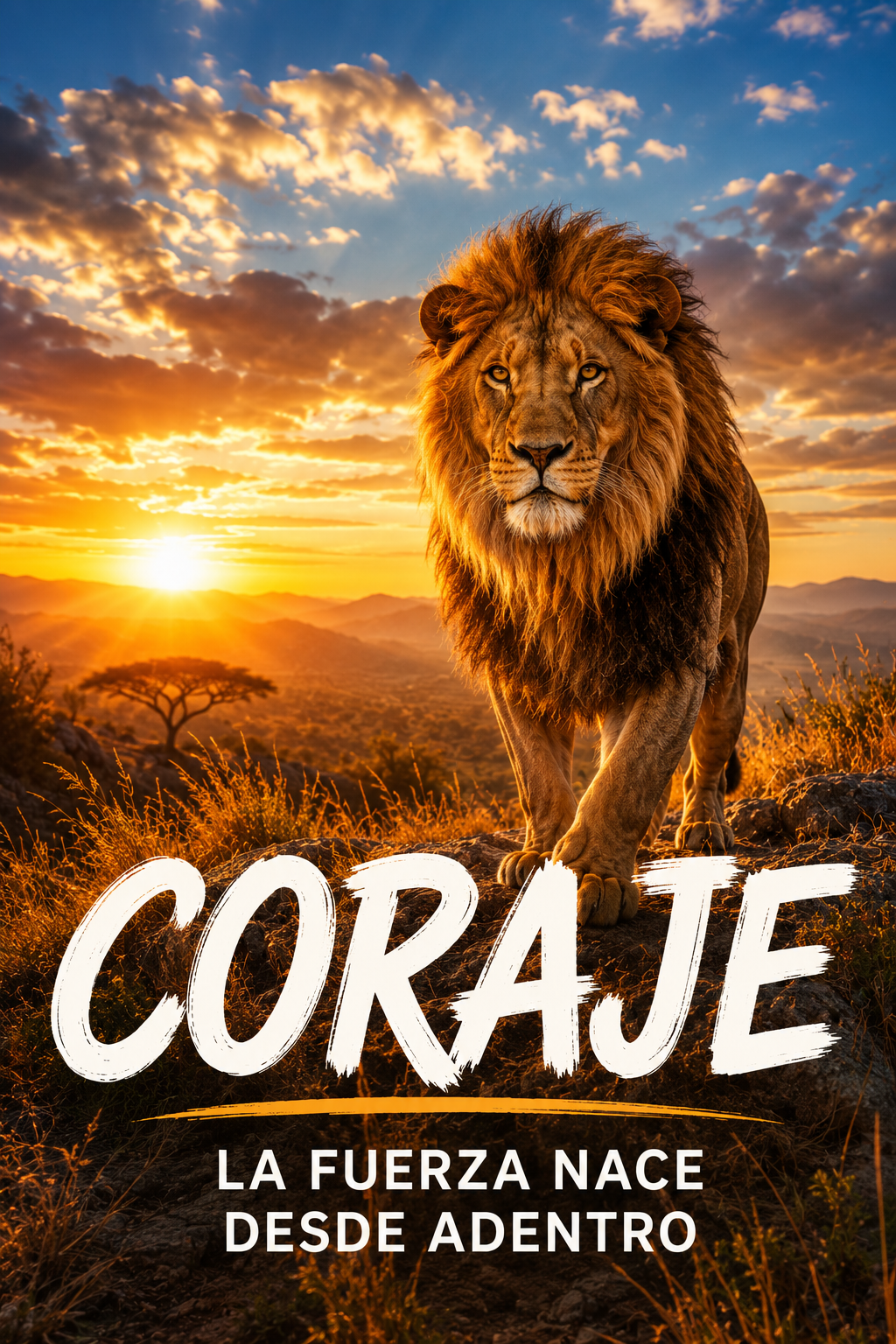 Poster Coraje León