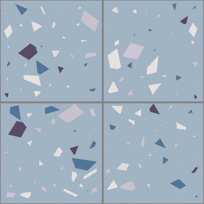 Baldosas 33x33 TERRAZO TURQUESA - Pack 6 unidades