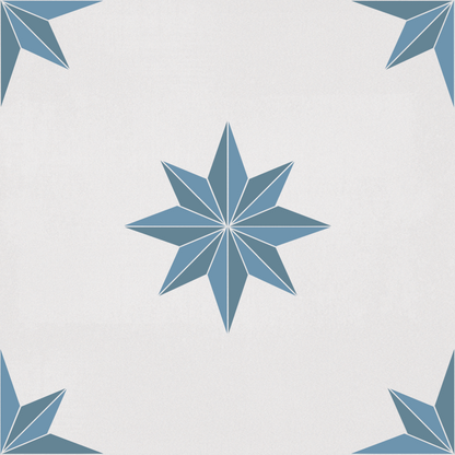 Baldosas 33x33 MALTA CELESTE - Pack 6 unidades