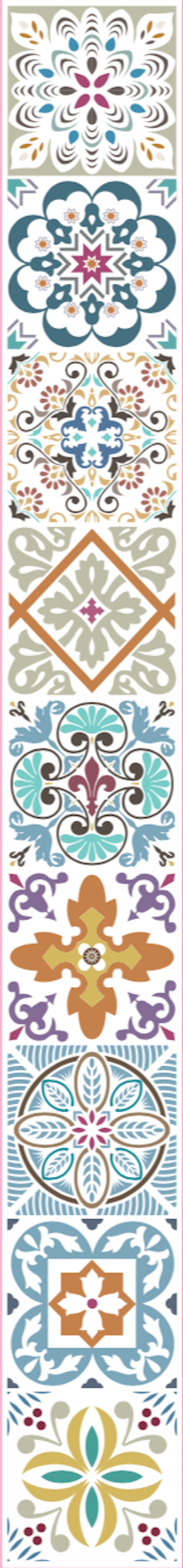 Cenefas BLUMEN - Pack 6 unidades