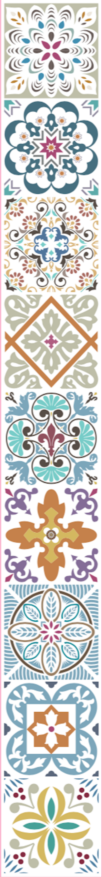 Cenefas BLUMEN - Pack 6 unidades