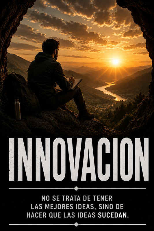 Poster Innovación Escritor