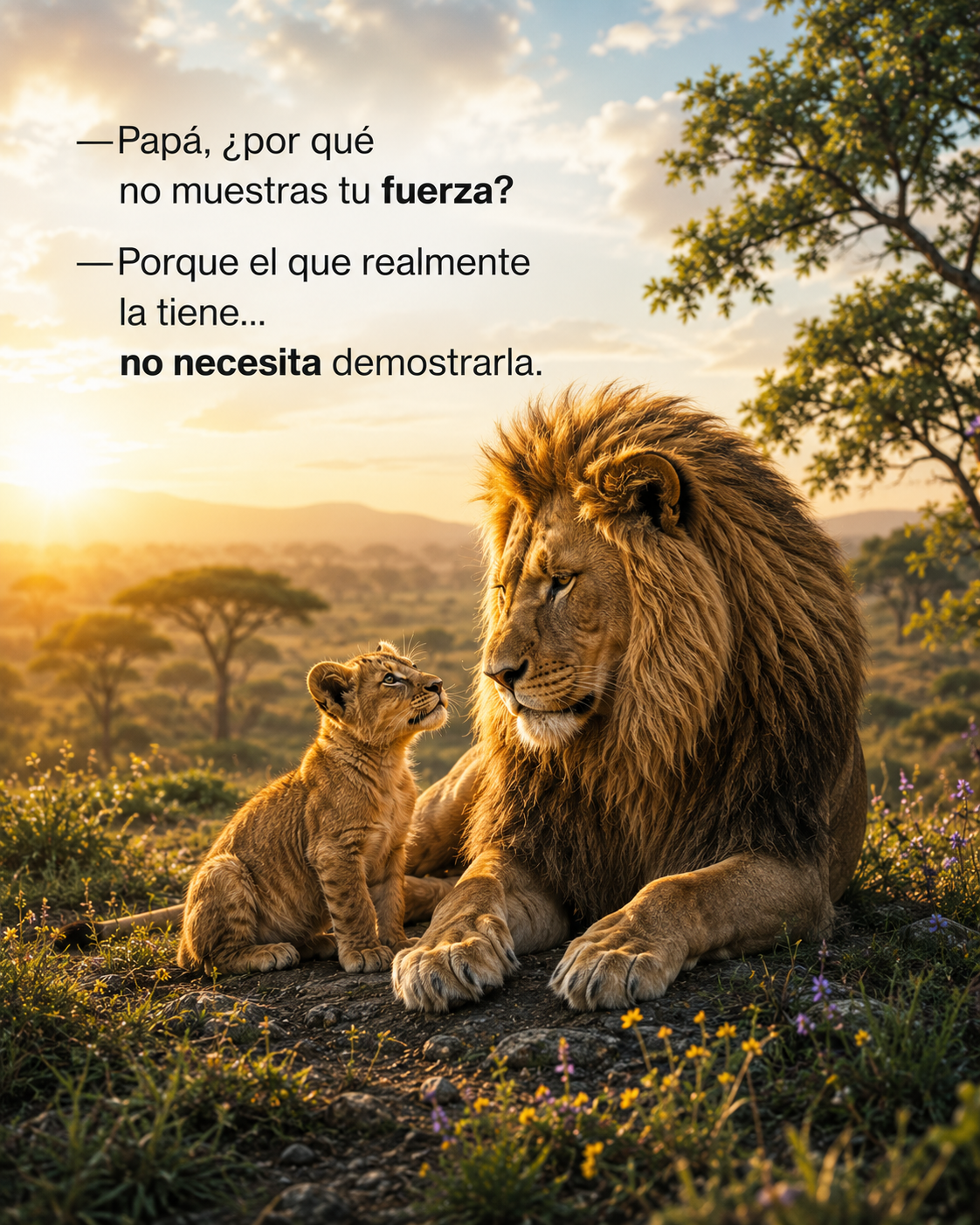 Poster Papá León