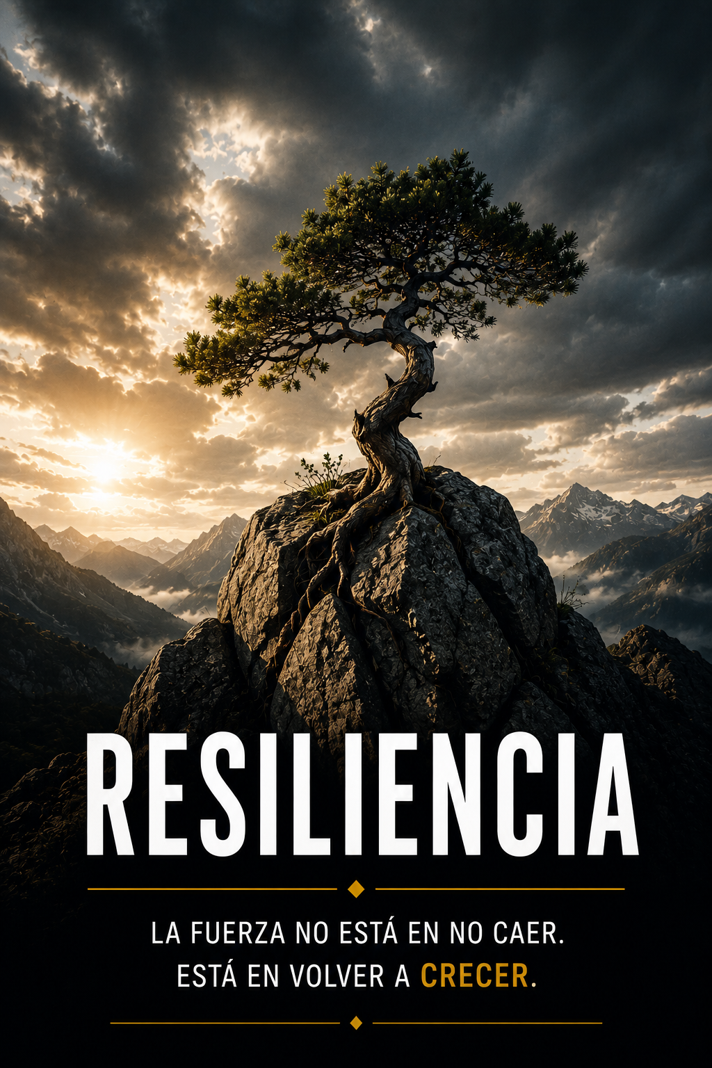Poster Resiliencia Montaña