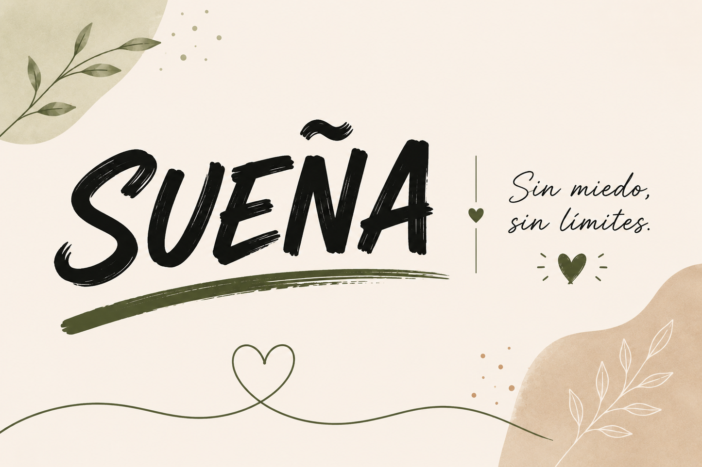 Poster Sueña Tipografía