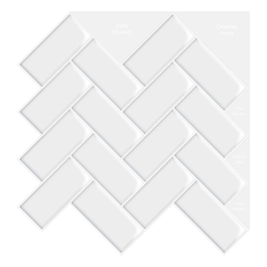 Brick Inclinado Blanco 1,2 mm