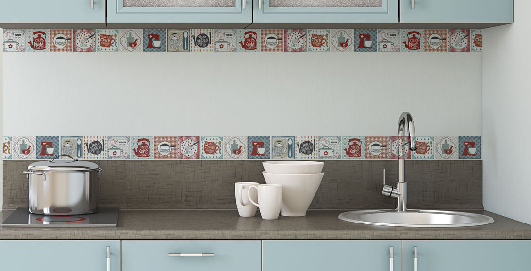 Cenefas KITCHEN - Pack 6 unidades