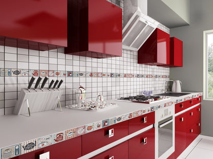 Cenefas KITCHEN - Pack 6 unidades