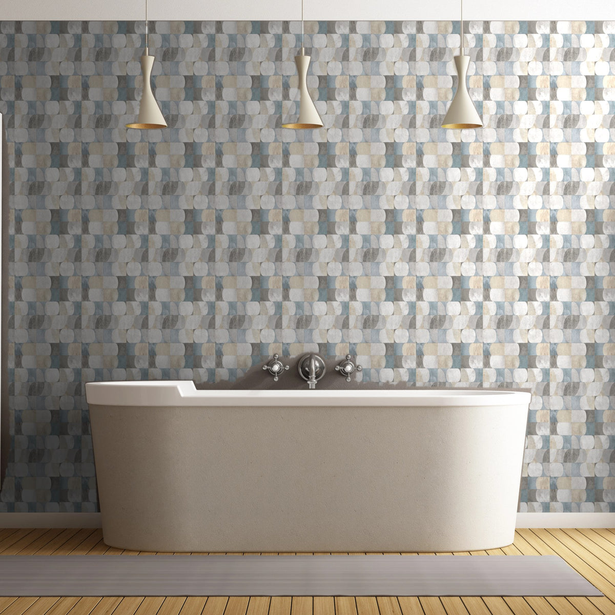 Cemento - Dekomuro 35x35 cm Pack 6 unidades