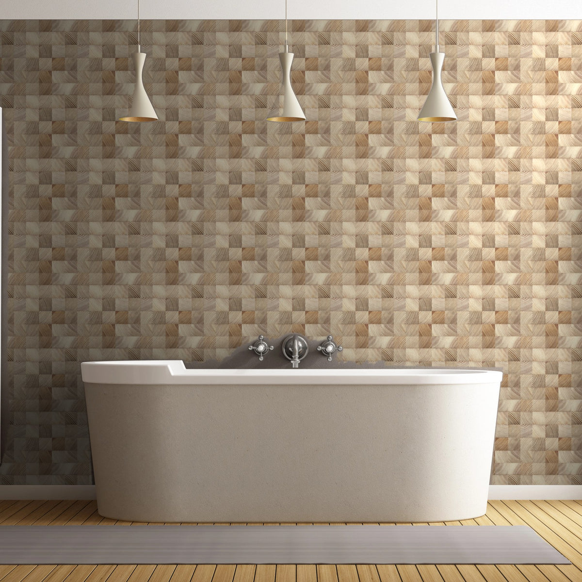Madera - Dekomuro 35x35 cm Pack 6 unidades