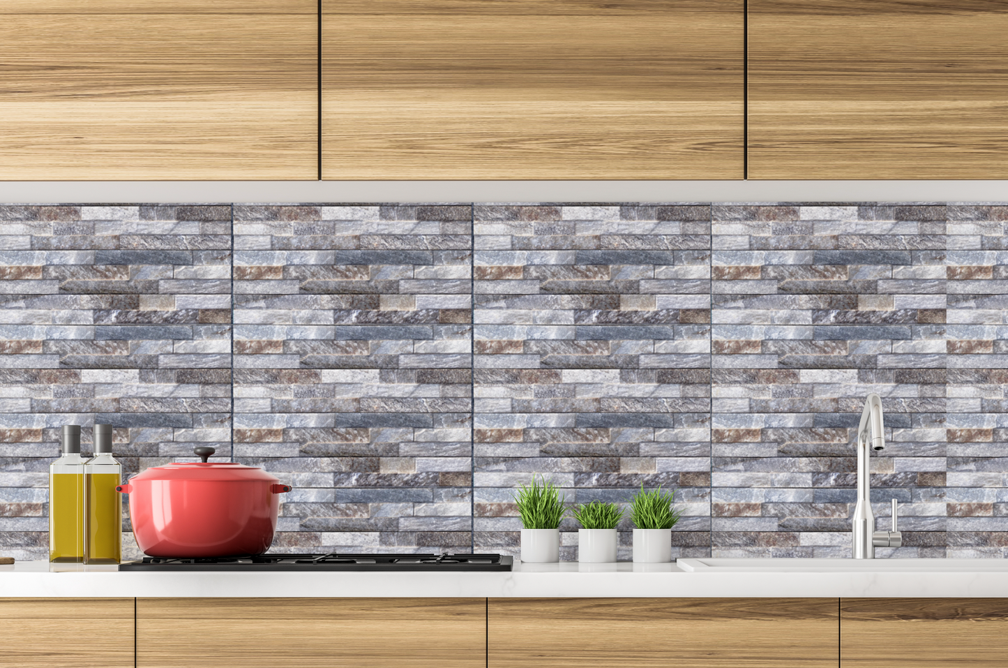 Muros 30x50 cm Greco Gris - Pack 4 unidades