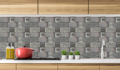 Muros 30x50 cm Adoquin Gris - Pack 4 unidades