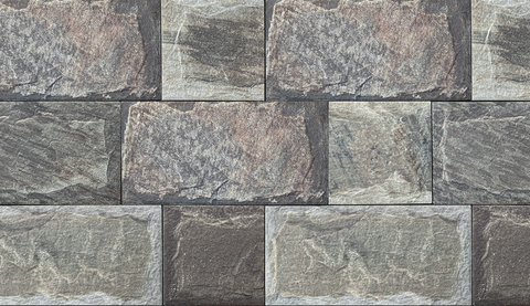 Muros 30x50 cm Adoquin Gris - Pack 4 unidades